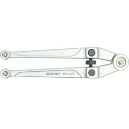 Adjustable Pin Spanner, Steel, 255mm Length, 20-100mm Jaw Capacity