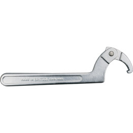 Adjustable C Spanner, Chrome Vanadium Steel, 165mm Length, 19-51mm Jaw Capacity