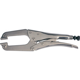 Grip Locking Clamp with Self Leveling Jaws