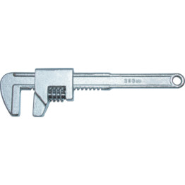 Adjustable Spanner, Chrome Vanadium Steel, 9in./230mm Length, 68mm Jaw Capacity