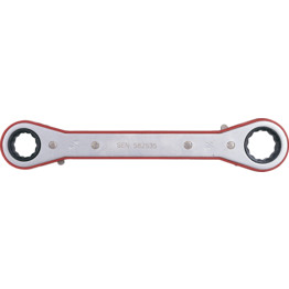 Imperial Double End Ring Ratchet Spanners, Chrome Vanadium Steel, 12 Points