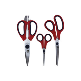 SCISSORS3PS 3PC SOFT FEEL SCISSOR SET