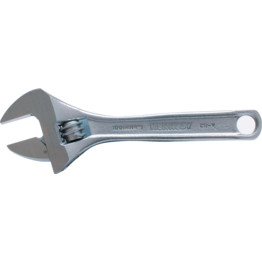 Adjustable Spanner, Steel, 8in./200mm Length, 28mm Jaw Capacity