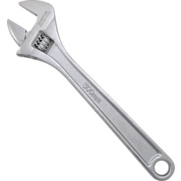 Adjustable Spanner, Drop Forged Chrome Vanadium Steel, 30in./778mm Length