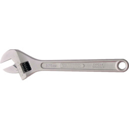 Adjustable Spanner, Chrome Vanadium Steel, 24in./612mm Length, 60mm Jaw Capacity