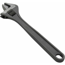 Adjustable Spanner, Chrome Vanadium Steel, 18in./450mm Length, 60mm Jaw Capacity