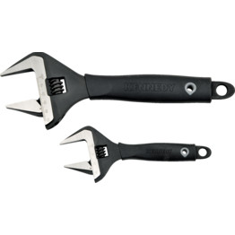 Kennedy. Wide Jaw Adjustable Spanner Set, Steel, Set of 2