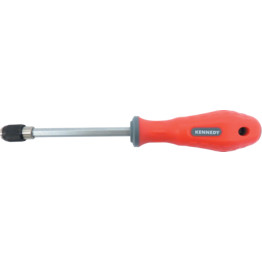SCREWDRIVER HANDLE WITH 1 /4" HEX Q/REL. BIT HOLDER