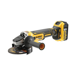 18V XR BRUSHLESS 125mm ANGLE GRINDER C/W 2x5.0AH BATTERIES