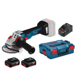 GWS 18 V-10 SC 125mm Connected Brushless Angle Grinder in L-Boxx.