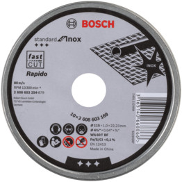 Cutting Disc, Inox, 115x1x22.23mm