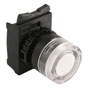 WEG CSW-BFI0 - Pushbutton, Illuminated, Flush, White, for 22mm hole CSW-BFI0