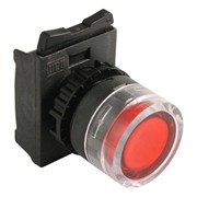 WEG CSW-BFI1 - Pushbutton, Illuminated, Flush, Red, for 22mm hole CSW-BFI1