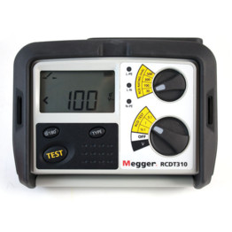 RDCT320 Residual Current Tester (RCD)10, 30, 100, 300, 500,1000 mA - 50-280V