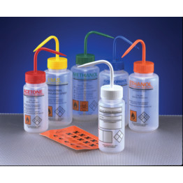Azlon Wide Neck Vented Wash Bottles - Standard