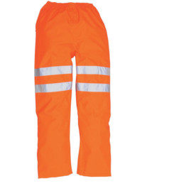 RT31 Hi-Vis Orange Rail Industry Waterproof Trousers