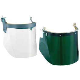 Safety Helmet Visor Carrier Attachments