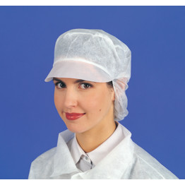 D89110HP White Snood Caps (Pk-100)