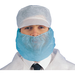 N43110HP White Beard Masks, Pack of 100