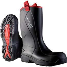 C762043 Purofort+ Rugged Black Safety Wellington Boots