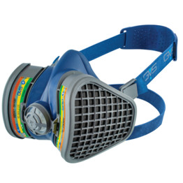 Respirator, Half Mask, Complete With ABEK1 Filters - M/L