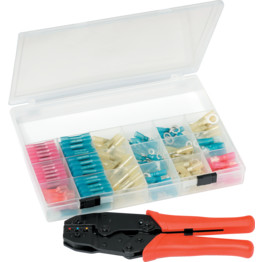 Heatshrink Terminal & Crimping Tool Kit (225-Pieces)