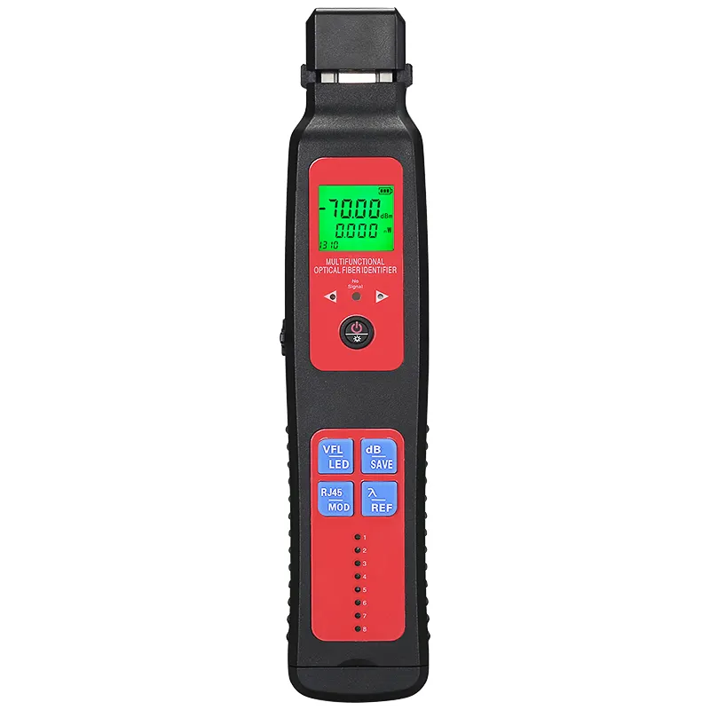 COMPTYCO AUA-507/505 Five-in-One Fiber Optic Signal Identifier Optical Power Meter Red Light Source Red Light Pen RJ45 Test LED Lighting Single Mode/Multimode Power Detection Four-in-One Fixture