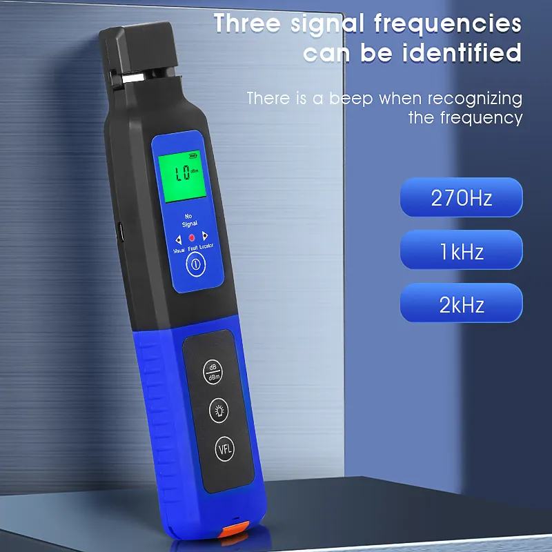 COMPTYCO fiber optic signal identifier red light source all-in-one machine 10 kilometers AUA-C40 single-mode and multimode four-in-one clamp fiber optic direction identifier rechargeable