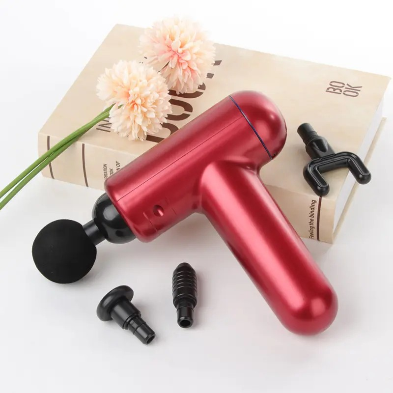 Mini Cordless Electric Muscle Massage Gun Deep Tissue Vibration Sports Percussion Handle Body Sports Percussion Deep Tissue
