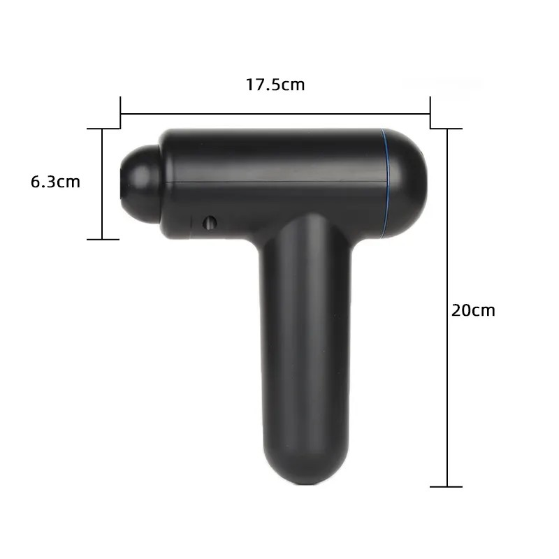 Mini Cordless Electric Muscle Massage Gun Deep Tissue Vibration Sports Percussion Handle Body Sports Percussion Deep Tissue
