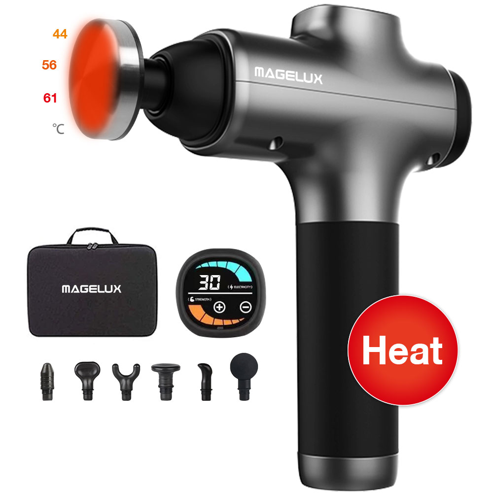 Professional General Deep Fascia Massage Gun Health Care Products Muscle 9 Degree Heating and Cold Massage Gun