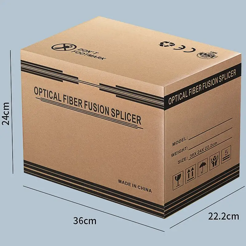 COMPTYCO S-80 Fiber Optic Fusion Splicer 6 Motor Touchscreen Fusion Splicer 7800mAh Fiber Optic Fusion Splicer