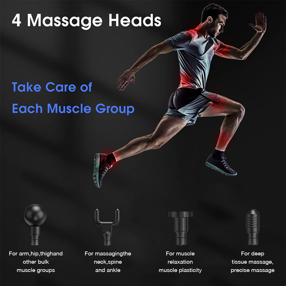 New Products Wholesale Massage Gun Full Body Massage Gun Adult Attachments Vibrating