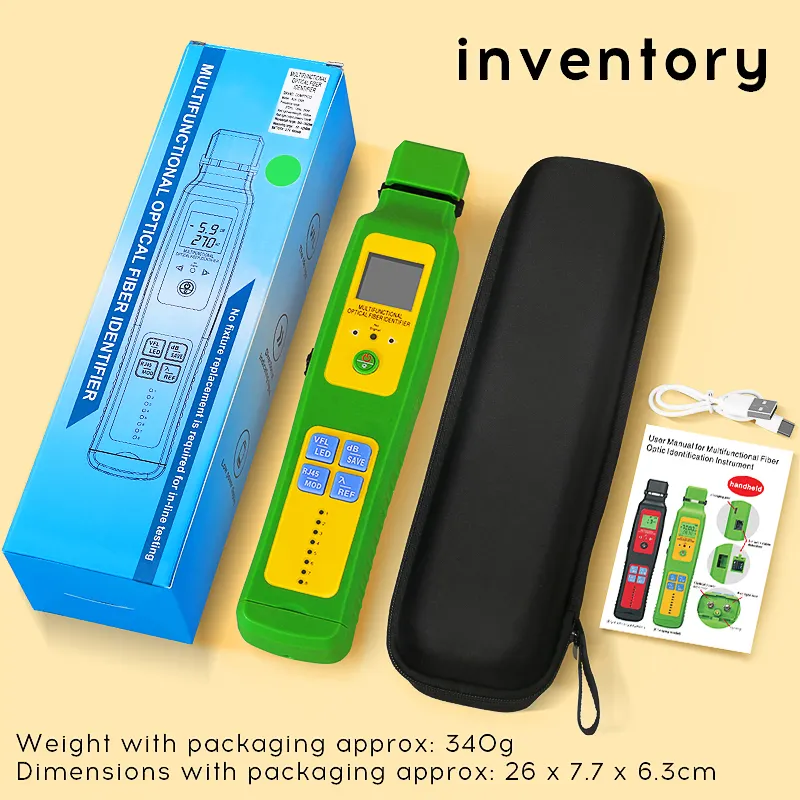 COMPTYCO AUA-C507/505 5 in 1fiber optic signal identifier red light source all-in-one machine 10 kilometers single-mode and multimode four-in-one clamp fiber optic direction identifier rechargeable