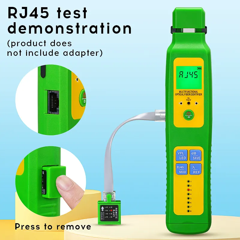 COMPTYCO AUA-C507/505 5 in 1fiber optic signal identifier red light source all-in-one machine 10 kilometers single-mode and multimode four-in-one clamp fiber optic direction identifier rechargeable