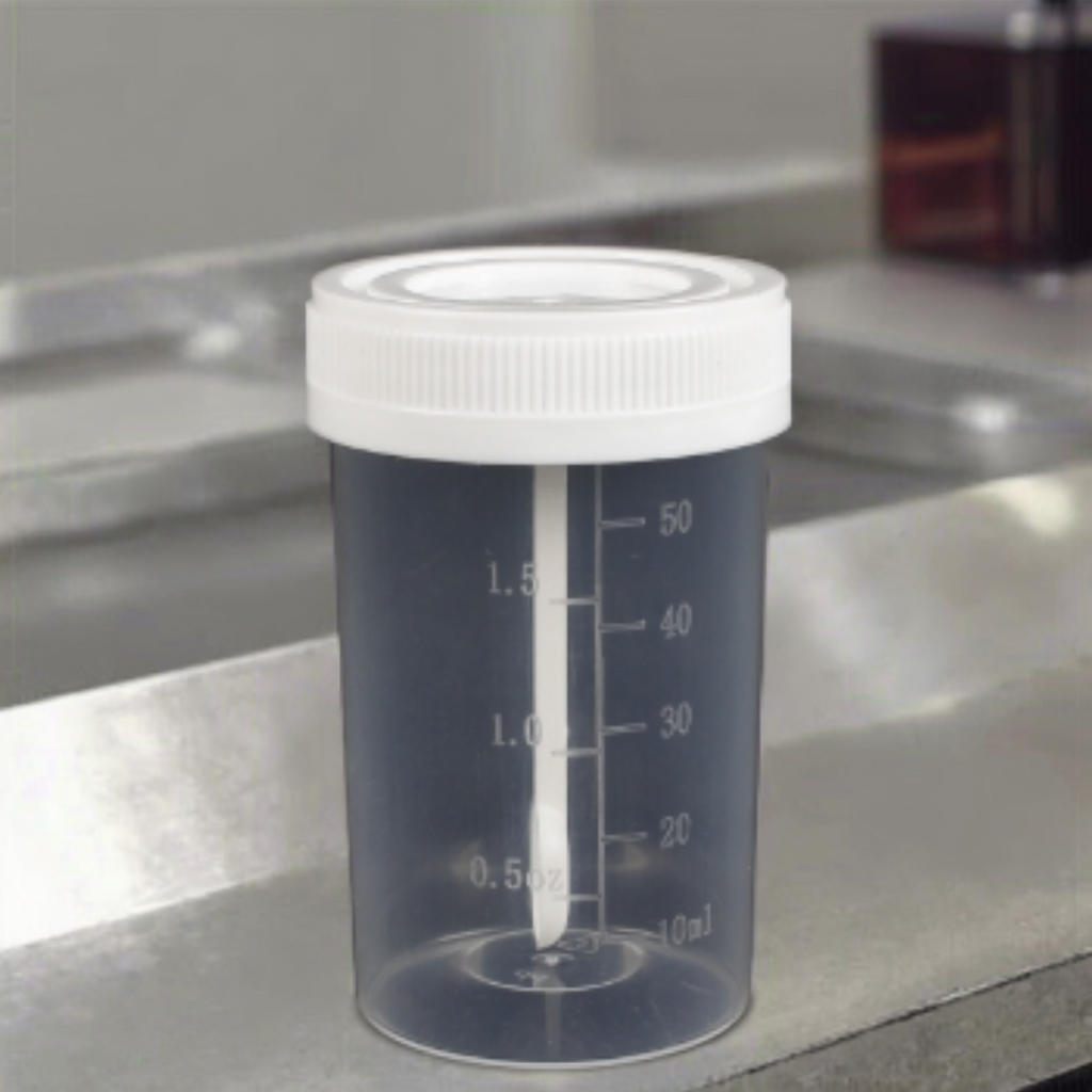 Disposable Plastic Cup for Medical Examination Urine Collection Container