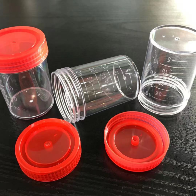 Hospital Medical Urine Specimen Collection Container PP Disposable Sterile Urine Container 40ml