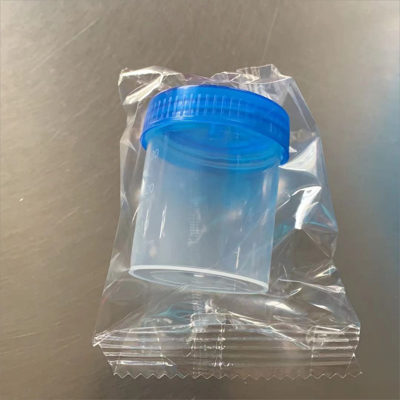 Hospital Medical Urine Specimen Collection Container PP Disposable Sterile Urine Container 40ml