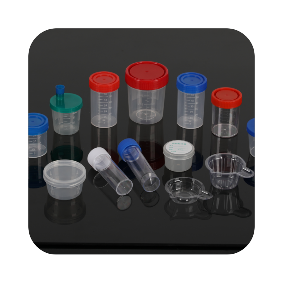 Hospital Medical Urine Specimen Collection Container PP Disposable Sterile Urine Container 40ml