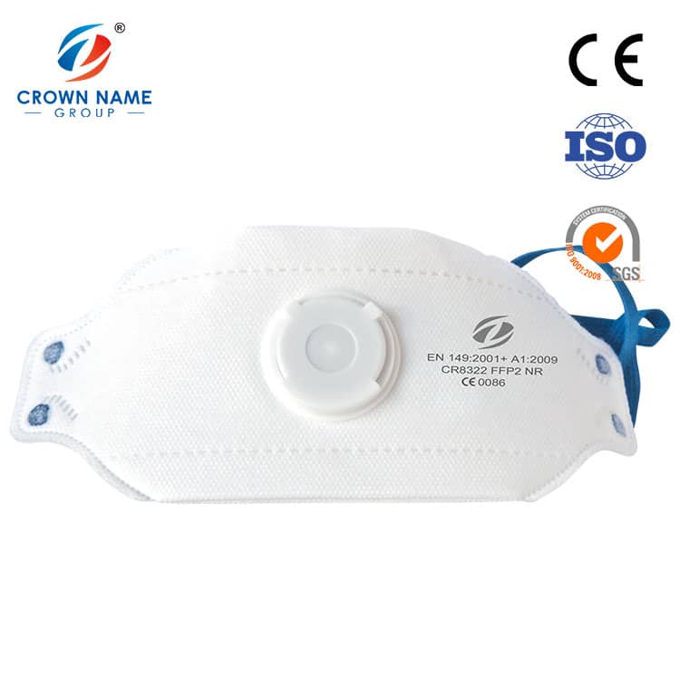 FFP2 Flat Fold Valved 3D Respirator