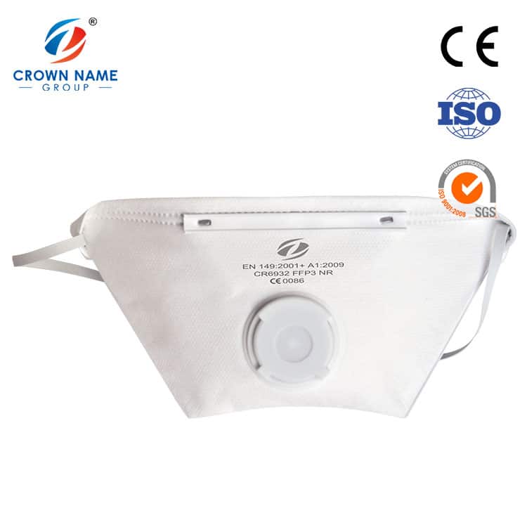 FFP3 Flat Fold Valved Respirator