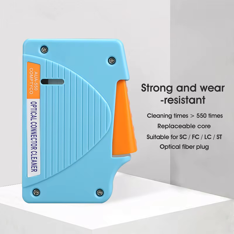 COMPTYCO Fiber Optic End Face Detector One Click 1.25/2.5mm Cleaning Pen Cleaning Box Fiber Optic Microscope Fiber Optic Cleaner