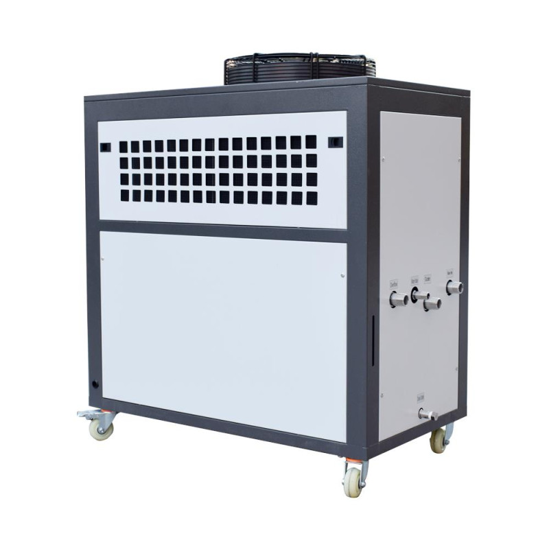 3 USRT Industrial Air- Cooled Chiller 30000Btu 4HP Chiller Super Cooling for Plastics and Rubber 230V 3Phase